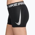 Spodenki treningowe damskie Nike Pro Mid Rise Biker 3" black/white/metallic silver 6