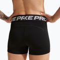 Spodenki treningowe damskie Nike Pro Mid Rise Biker 3" black/white/metallic silver 7
