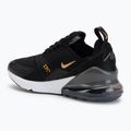 Buty dziecięce Nike Air Max 270 black/laser orange/metallic copper 3