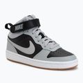 Buty dziecięce Nike Court Borough Mid 2 black/white/gum med brown/light smoke grey