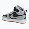 Buty dziecięce Nike Court Borough Mid 2 black/white/gum med brown/light smoke grey 3