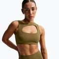 Biustonosz treningowy Nike Zenvy Light-Support Lightly Lined olive flak/white 5