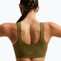 Biustonosz treningowy Nike Zenvy Light-Support Lightly Lined olive flak/white 6