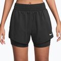 Spodenki damskie Nike One Dri-Fit High-Waisted 3" 2In1 black/white
