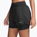 Spodenki damskie Nike One Dri-Fit High-Waisted 3" 2In1 black/white 3