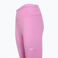 Legginsy treningowe damskie Nike One High-Waisted 7/8 magenta light/white 3