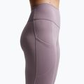 Legginsy treningowe damskie Nike One High-Waisted 7/8 light violet ore/white 5