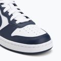 Buty dziecięce Nike Court Borough Low Next Bloom white/white/midnight navy 7
