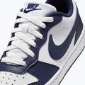 Buty dziecięce Nike Court Borough Low Next Bloom white/white/midnight navy 8