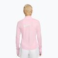 Longsleeve do biegania damski Nike Tempo Swoosh Run Dri-Fit 1/4-Zip pink foam/white 2