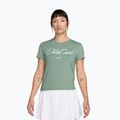 Koszulka tenisowa damska Nike Court Heritage steam/barely green