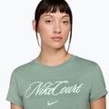Koszulka tenisowa damska Nike Court Heritage steam/barely green 3