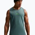 Koszulka treningowa męska Nike Pro Training Dri-Fit mineral slate/green strike 4