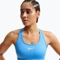 Biustonosz treningowy Nike Swoosh Medium Support university blue/white 4
