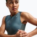 Koszulka treningowa damska Nike Pro Dri-Fit mineral slate/faded spruce/white 4