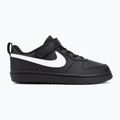 Buty dziecięce Nike Court Borough Low Recraft black/black/white 2
