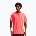 Koszulka tenisowa męska Nike Court Dri-Fit Polo Solid hot lava/black