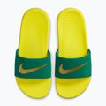 Klapki Nike Kawa malachite/sonic yellow/metallic gold 10