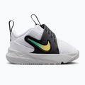 Buty dziecięce Nike Team Hustle D 12 white/black/clear emerald/topaz gold