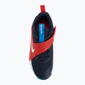 Buty dziecięce Nike Team Hustle D 12 tm navy/university red/photo blue/sail 5