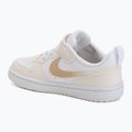 Buty dziecięce Nike Court Borough Low white/chalk/white/shimmer 3