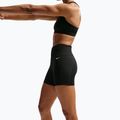 Spodenki damskie Nike One High Waisted Biker 5" black/black/white 4