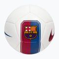 Piłka do mini piłki nożnej Nike Skills FC Barcelona white/cardinal red rozmiar 1 2