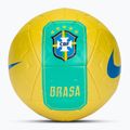 Piłka do piłki nożnej Nike Academy Brazil canary/light menta rozmiar 5 3