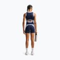 Spodenki damskie Nike One High Waisted Biker 5" midnight navy/hydrogen blue/white 3