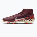 Buty piłkarskie męskie Nike United Mercurial Superfly 10 Academy MG burgundy crush/metallic silver 2