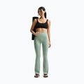 Legginsy damskie Nike One High Waisted Flared steam/white 2