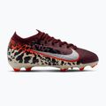 Buty piłkarskie dziecięce Nike United Jr. Mercurial Vapor 16 Pro FG burgundy crush/metallic silver