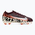 Buty piłkarskie dziecięce Nike United Jr. Mercurial Vapor 16 Pro FG burgundy crush/metallic silver 2