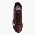 Buty piłkarskie dziecięce Nike United Jr. Mercurial Vapor 16 Pro FG burgundy crush/metallic silver 5