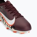 Buty piłkarskie dziecięce Nike United Jr. Mercurial Vapor 16 Pro FG burgundy crush/metallic silver 7