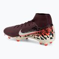 Buty piłkarskie męskie Nike United Mercurial Superfly 10 Academy MG burgundy crush/metallic silver 3