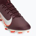 Buty piłkarskie męskie Nike United Mercurial Superfly 10 Academy MG burgundy crush/metallic silver 7