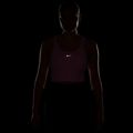 Koszulka do biegania damska Nike Tempo Medium Support Cropped Sports Bra peony 6