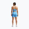 Spodenki damskie Nike Pro Sculpt High Waisted 5" Biker university blue/light photo blue/white 3