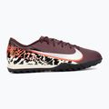 Buty piłkarskie męskie Nike United Mercurial Vapor 16 Academy TF burgundy crush/metallic silver 2