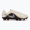 Buty piłkarskie dziecięce Nike United Jr. Tiempo Maestro Academy MG fossil/burgundy crush/metallic silver 2