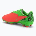 Buty piłkarskie dziecięce Nike Jr. Phantom 6 Club Erling Haaland MG hot punch/green strike/black 3