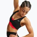 Biustonosz treningowy Nike Pro Sculpt Medium Support black/light crimson/white 5