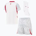 Komplet reprezentacji Polski dziecięcy domowy Nike Dri-Fit white/field silver 2
