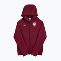 Bluza piłkarska męska Nike Tech Fleece Poland Full Zip Hoodie team red 3