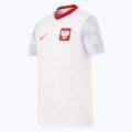 Koszulka reprezentacji Polski dziecięca domowa Nike Dri-Fit 2026 white/field silver