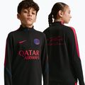 Bluza piłkarska dziecięca Nike Paris Saint-Germain Strike Dri-Fit Soccer Knit Drill Top black/global red/global red