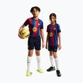 Spodenki piłkarskie dziecięce Nike FC Barcelona Dri-Fit Stadium Home blackened blue/mineral yellow 2