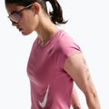 Koszulka do biegania damska Nike Swoosh Run Dri-Fit peony/photon dust/white 5