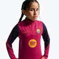 Bluza piłkarska dziecięca Nike FC Barcelona Strike Dri-Fit Soccer Knit Drill Top noble red/blackened blue/mineral yellow 4